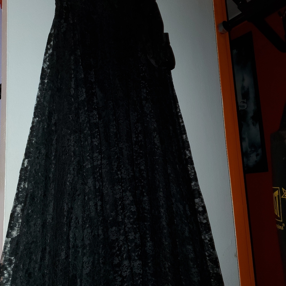 Black Lace Party Dress